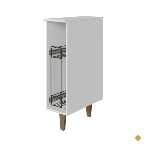 Balcão Porta-Temperos Branco Reims Madesa