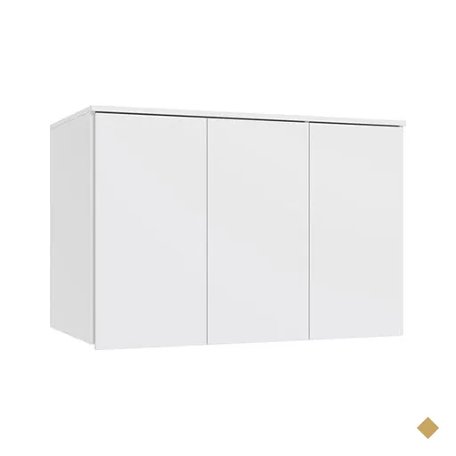 Armário Aéreo 3 Portas Kappesberg Adapt Branco
