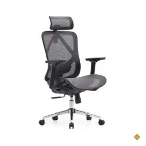 Cadeira de Escritório Dr. Office Ergo Mesh Cinza