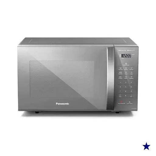 Micro-ondas de Mesa Panasonic com 27 Litros de Capacidade Prata - NN