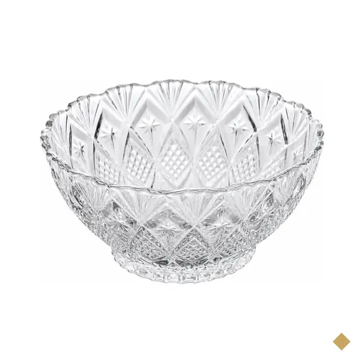 Tigela Bowl de Vidro 10x4,5cm 80ml Redondo King Lyor Pequeno Decorativo…