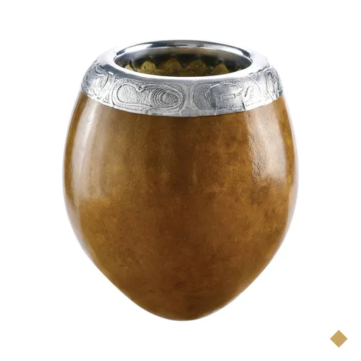 Cuia Para Chimarrão Mate Tererê Estilo Coquinho De Porongo Cavalo