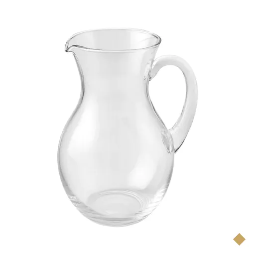 Jarra de Vidro Francês L'Hermitage com Bico Transparente 1,5L Água Saborizada…