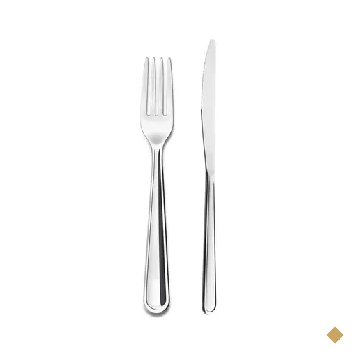 Faqueiro 24 Talheres para Sobremesa Modena Inox Garfo e Faca Brinox Mesa Posta…