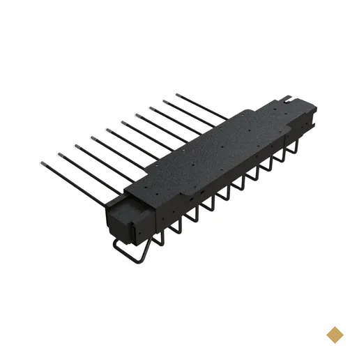 Suporte para Calças Simples Superior 47x34x10cm Preto Fosco Calceiro Schmitt…