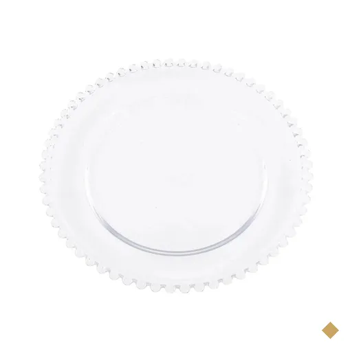Conjunto 24 Pratos de Sobremesa 20cm Cristal Pearl Wolff Mes
