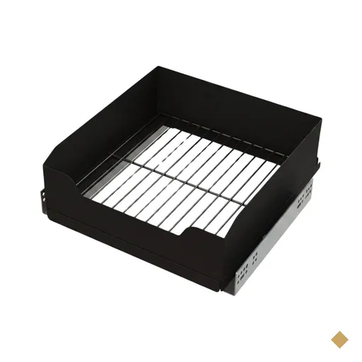 Fruteira Deslizante Elite 57x37x13cm Preto Fosco Aço Carbono Schmitt Cozinha…
