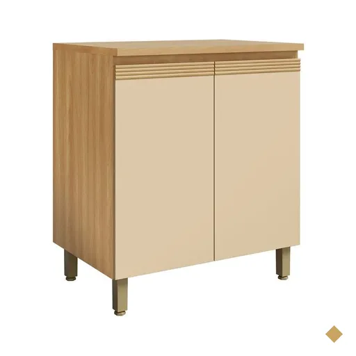 Balcão 2 Portas 80 cm Móveis Sul Elegance