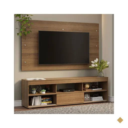 Rack com Painel para TV até 65 Polegadas Rustic Orlando Madesa
