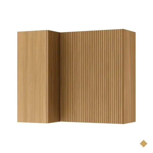 Módulo Cozinha Nesher Rainha Armário Canto c/ 2Portas 92 cm Nature - Nesher