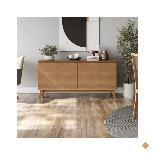 Aparador Kappesberg 4 Portas Canela 156cm