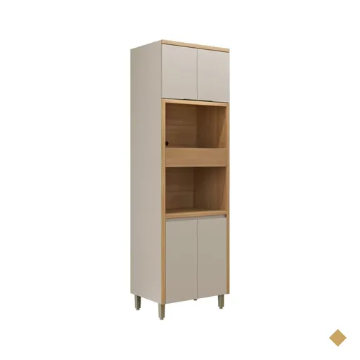 Torre Quente 5 Portas Allure Linea Brasil 70cm MDF