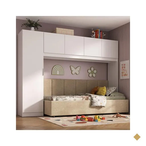 Guarda-Roupas 5 Portas Maçã do Amor Multimóveis BB4021 Branco