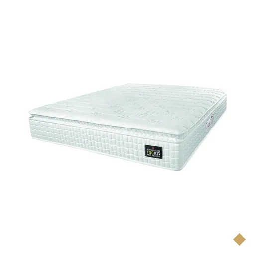 Colchão Casal Queen Espuma D45 Lazio Pillow Top 158x198x24cm Branco Hellen -…