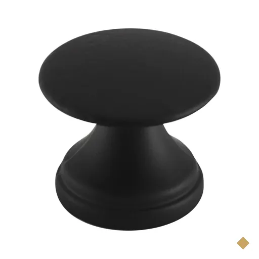 Puxador 199 Tucson Ponto Preto Fosco Para Móveis Armários e