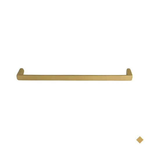 Puxador Dourado Fosco 192mm Alça Reta Para Móveis Oeiras Balcões Armários…