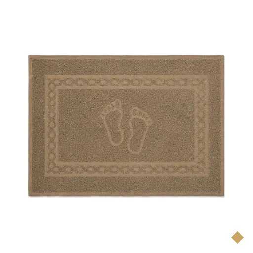 Toalha de Piso Luxo 100% Algodão 450g/m² 45x68cm Bene Casa Castor