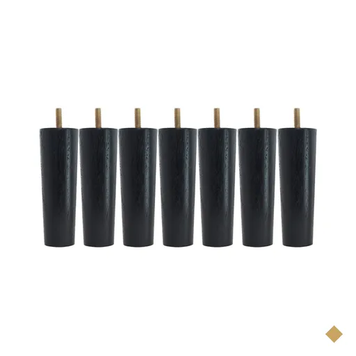 Kit 7 Pés Para Móveis Cama Box Casal Pe Para Cama Box E Bau