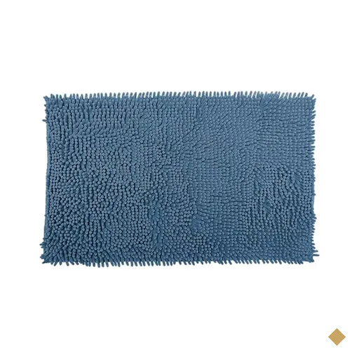 Tapete Popcorn Antiderrapante 40x60cm Azul