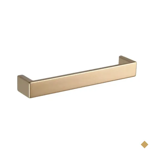 Puxador Dourado Piauí Alça Grossa em Zamac 160mm para Armários Cozinhas…
