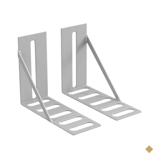 Kit 2 Frame Suporte Adaptador de Cabeceira Metalico Artte