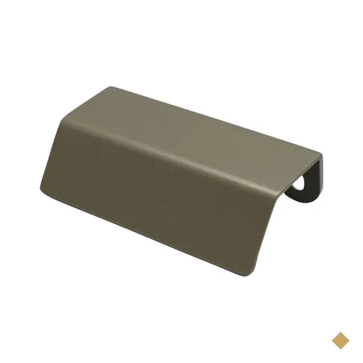 Puxador PV22 80 Alça de Sobrepor Bronze Para Móvel Armários Gavetas Zamac