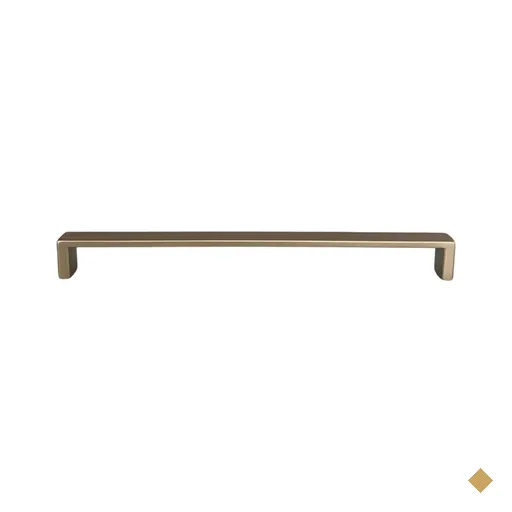 Puxador Dourado 23cm para Móveis Piauí Torralba Armário Cômoda Zamac