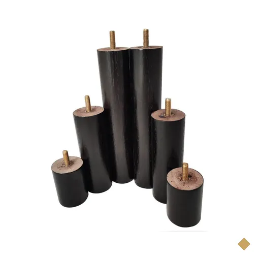 Kit 6 Pés Anti Refluxo Para Cama Pés De Madeira Cama Box