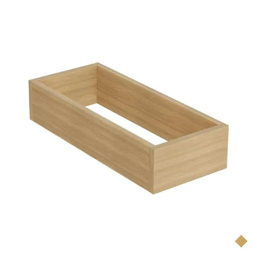 Módulo Cozinha Nesher Rainha Kit de Rodapé Multilinha 20x47x10cm Nature -…