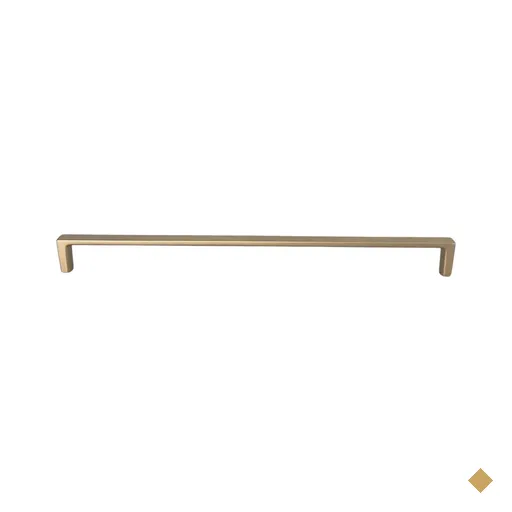 Puxador Dourado Furação 256mm Armários Bancadas Gavetas Oeiras Torralba