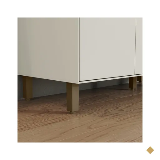 Kit P&eacute;s Para Balc&atilde;o Cozinha Fineze Com 4 Unidades Henn