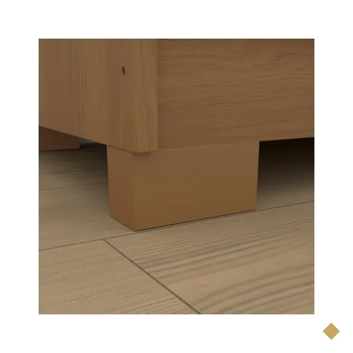 Kit P&eacute; U 8 Unidades para Guarda Roupas Henn