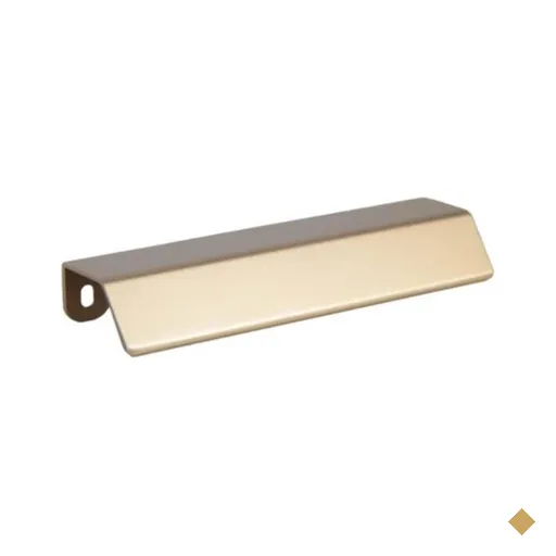 Puxador Alça de Sobrepor Dourado 128mm para Móveis Armários Cômodas…