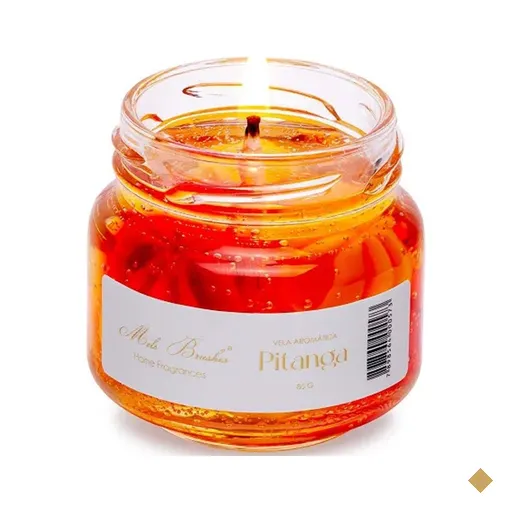 Vela Aromática Geleia de Frutas Perfumada Mels Brushes 85g Pitanga