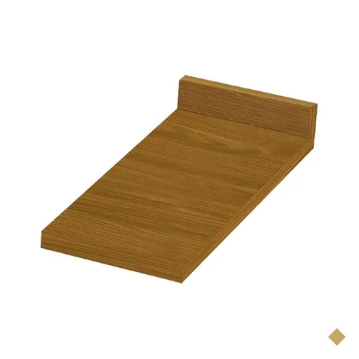 Tampo de Cozinha Modulado p/ Balcão Americana 20cm Nature - Henn