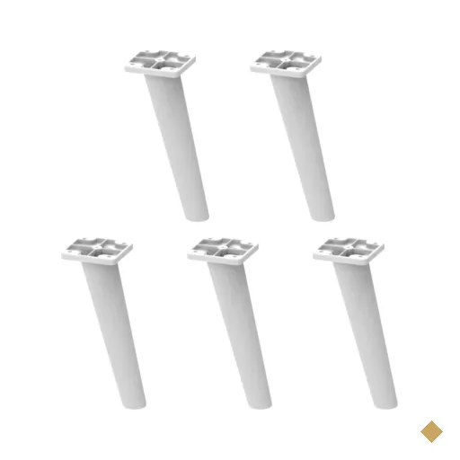 Kit 5 Pés Palito Retrô para Balcão 120cm/Balcão 105cm Veneza Multimóveis…