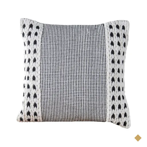 Capa de Almofada Ornatto Decorativa 45x45cm Pompom