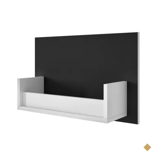Prateleira Decorativa Sala Estar BPL 21 Branco - BRV