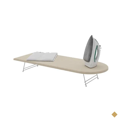 Mesa Tábua de Passar Roupas Portátil Multimóveis CR30037 Bege