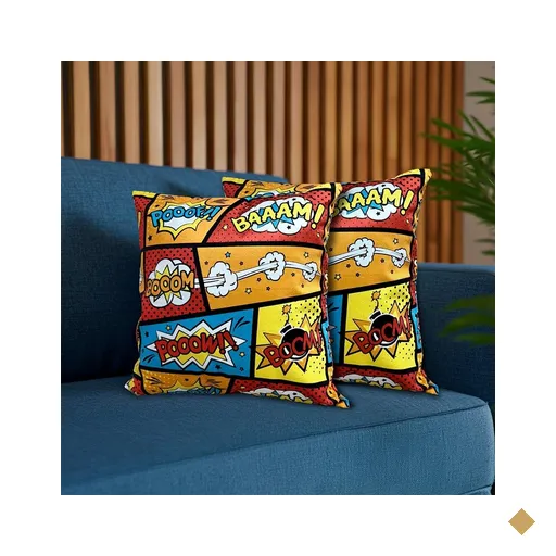 Kit 2 Capas de Almofadas Boom 45x45cm Cama inBox