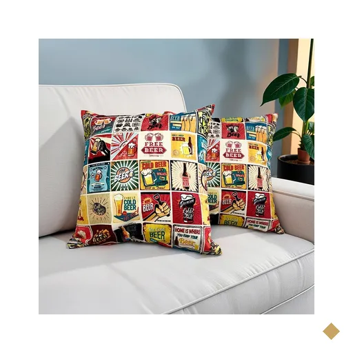 Kit 2 Capas de Almofadas Las Vegas 45x45cm Cama inBox