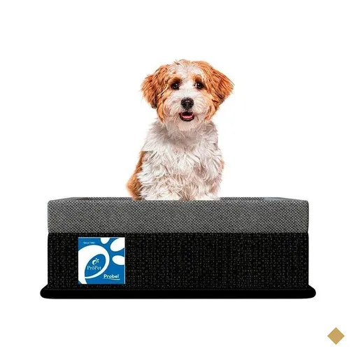 Cama box PET Cachorro / Gato Pequeno PróPet Plus Cinza/Preto (45x55x15) -…