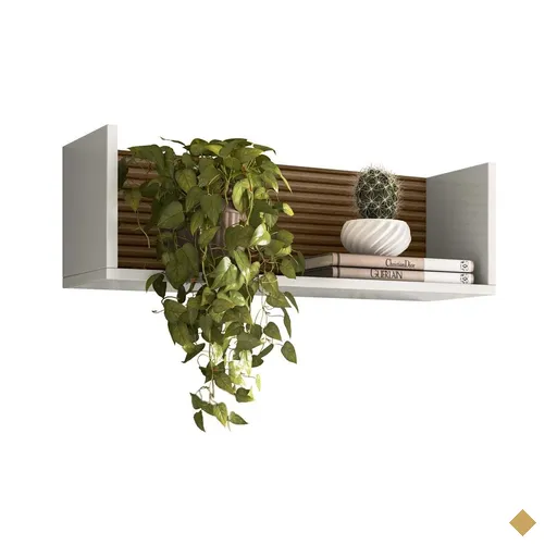 Nicho De Parede 14064 60 cm Off White Cristal Dmad