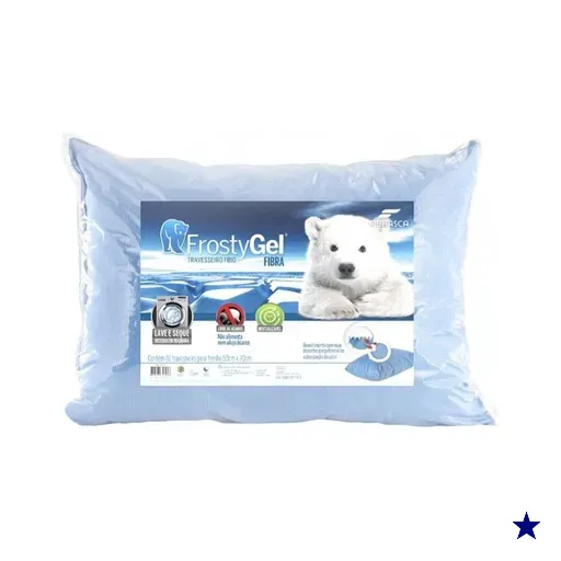 Travesseiro Fibrasca Frostygel Fibra 50x70