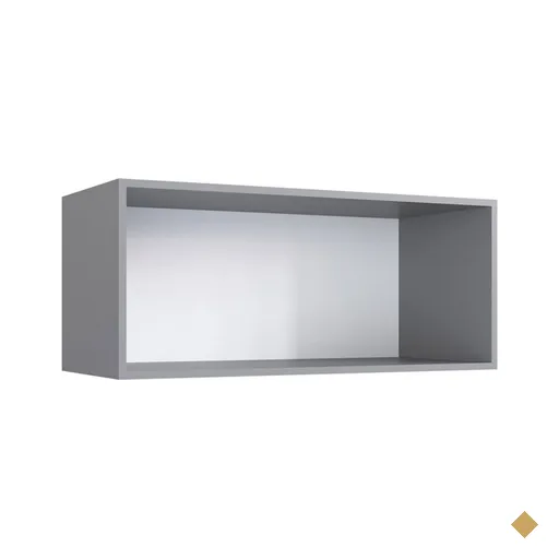 Armário Aéreo Cozinha Light Cinza - Irm Móveis