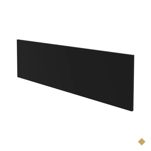 Painel Divisor de Mesa 110cm Multimóveis CR25265 Preto