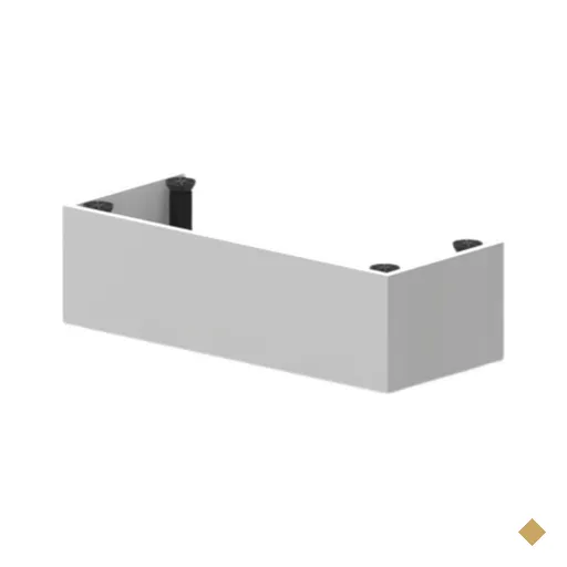 Kit Rodapé para Paneleiro 62cm Veneza com Pés Multimóveis MP3747