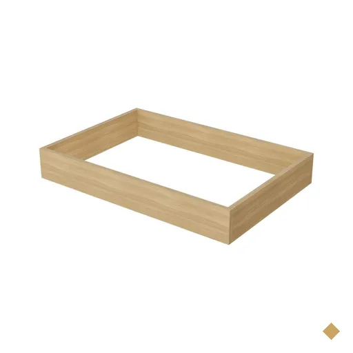 Módulo Cozinha Nesher Rainha Kit de Rodapé Multilinha 70x47x10cm Nature -…