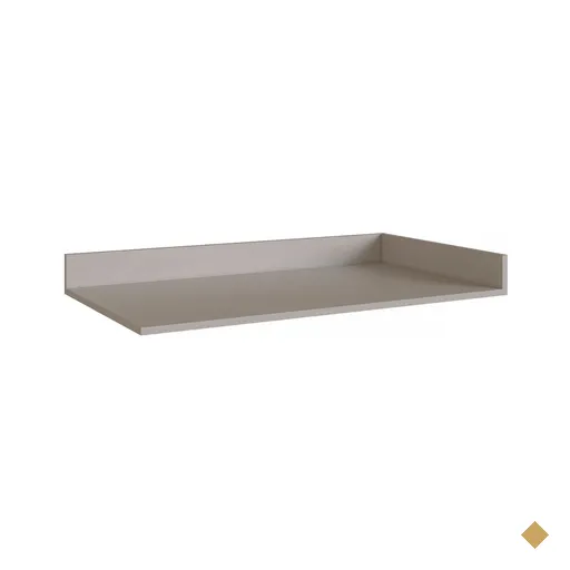 Tampo para Balcão 91 Cm de Canto Canto Fumê 614021