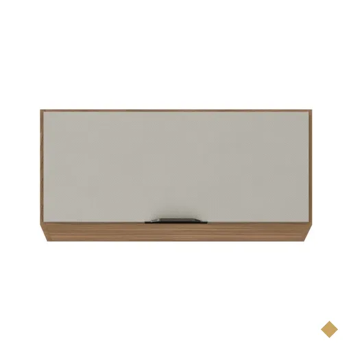 Armário Aéreo Cozinha 70cm Firenze 1 Porta Amêndola/Nude Prime Tx - Demóbile
